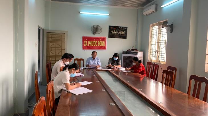 Thường trực HĐND xã Phước Đông, huyện Gò Dầu: Tổ chức phiên họp định kỳ tháng 02 năm 2022
